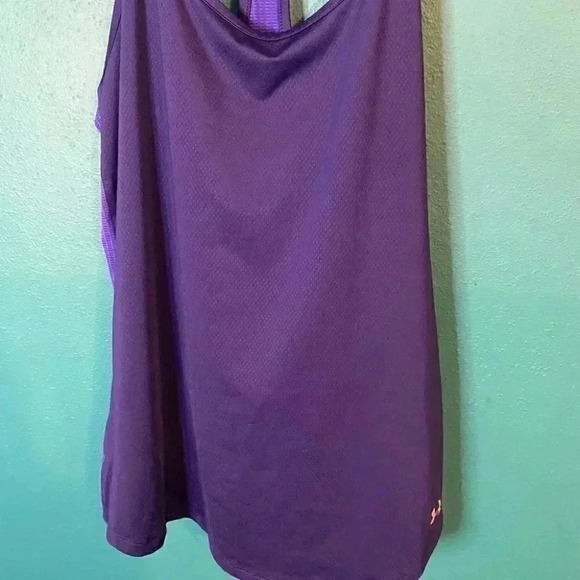 Under Armour Purple Racerback Tank - Picture 3 of 6